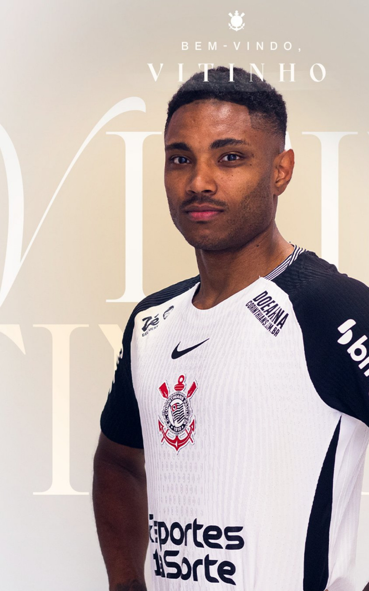 Vitinho &eacute; jogador do Corinthians - Divulga&ccedil;&atilde;o/Corinthians