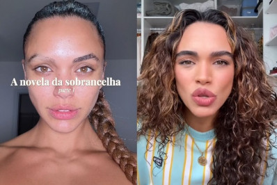Giovana Cordeiro exibe resultado de transplante de sobrancelha: 'Perfeição'
