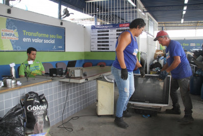 São Gonçalo chega a quase 500 toneladas de materiais reciclados nos Ecopontos