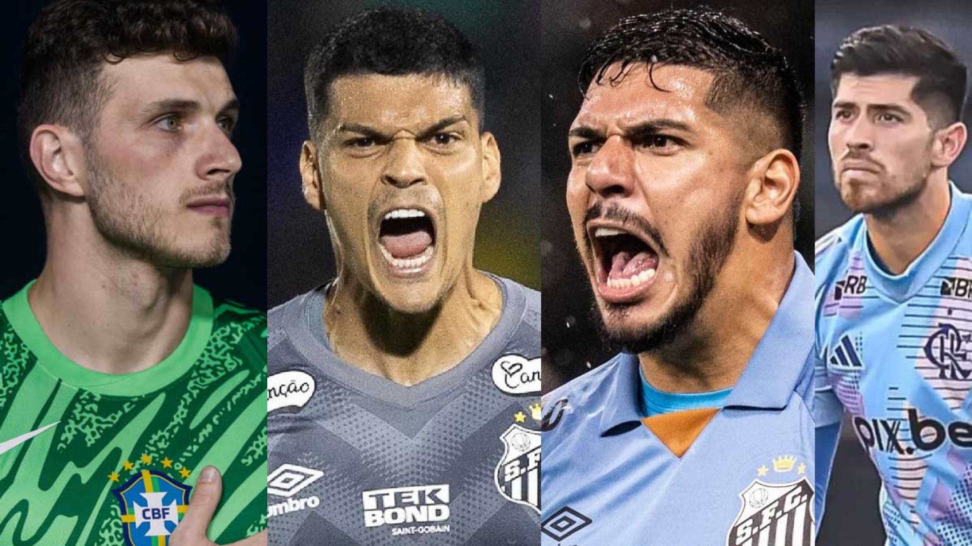 Flamengo procura sombra para Agustin Rossi - Montagem Canal do YouTube Resenha Rubro Negra