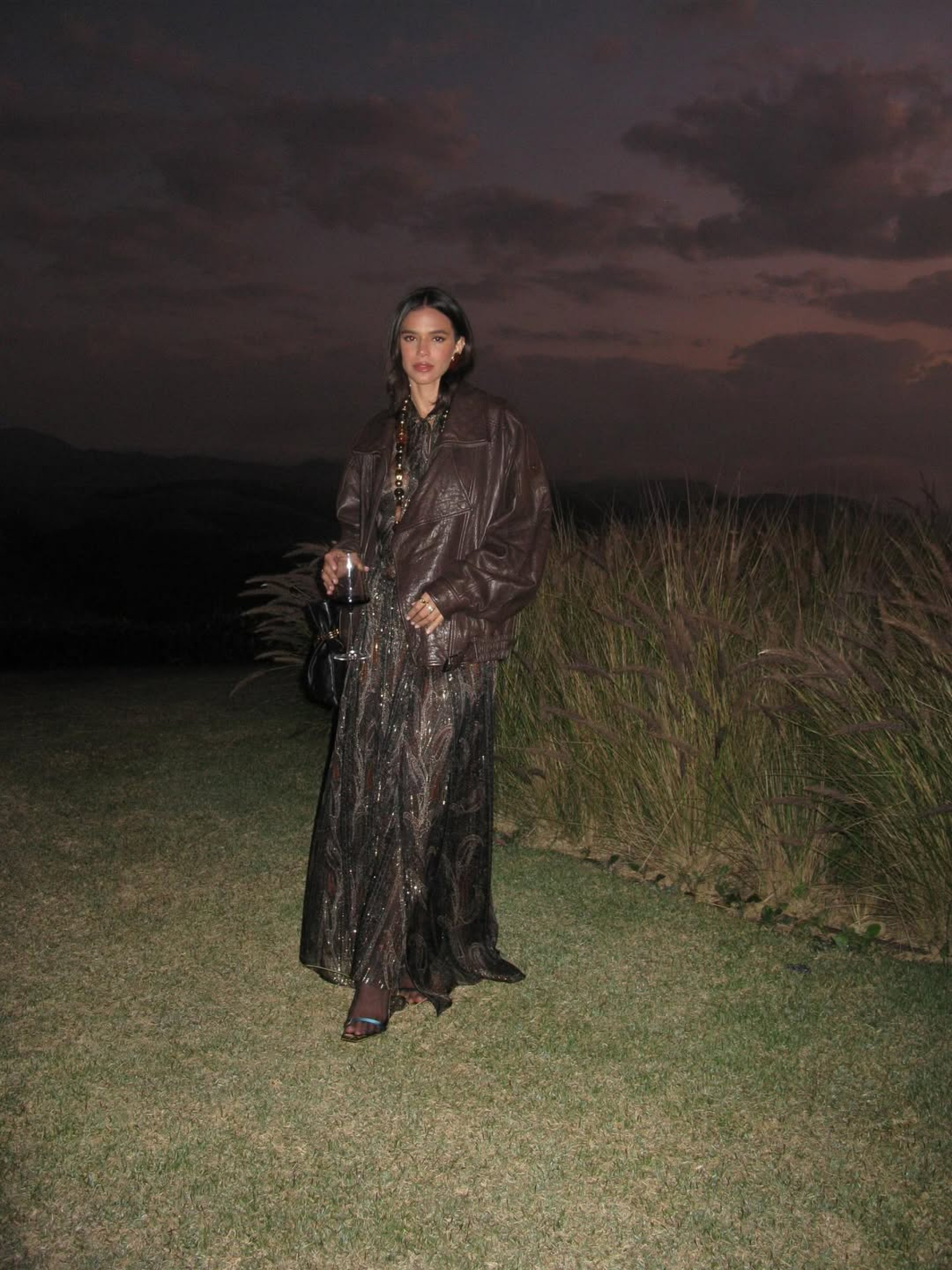 Bruna Marquezine no casamento de Giovanna Ewbank e Bruno Gagliasso - Reprodução / Instagram