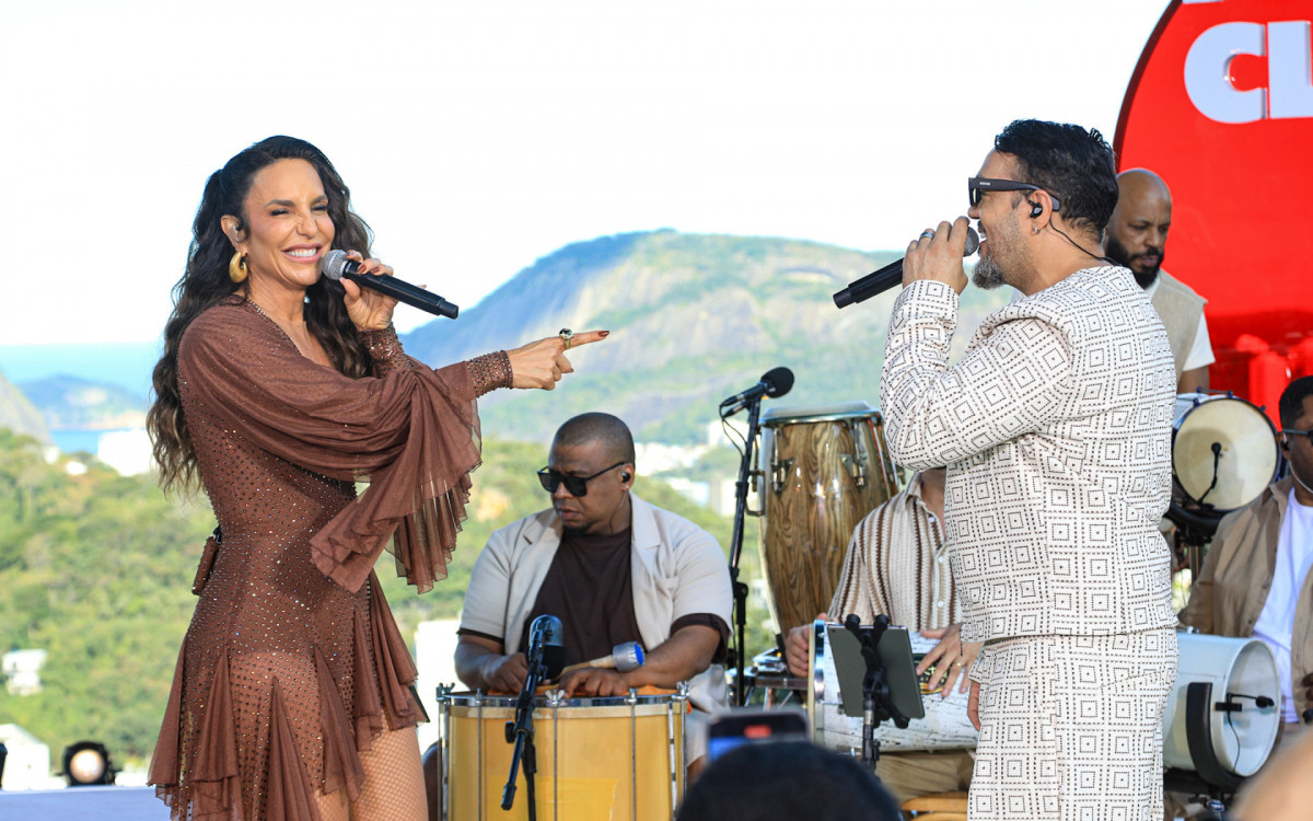 Belo participou de gravação do novo projeto de Ivete Sangalo 