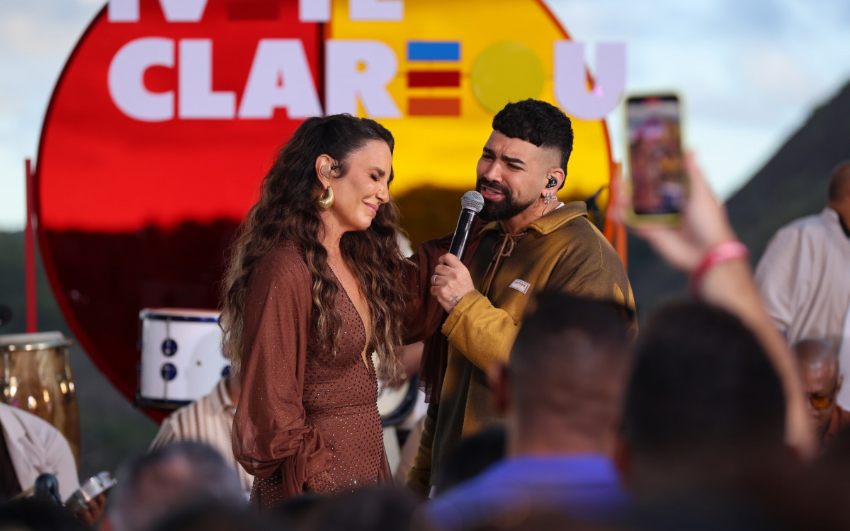 Ivete Sangalo cantou com Dilsinho na gravação 