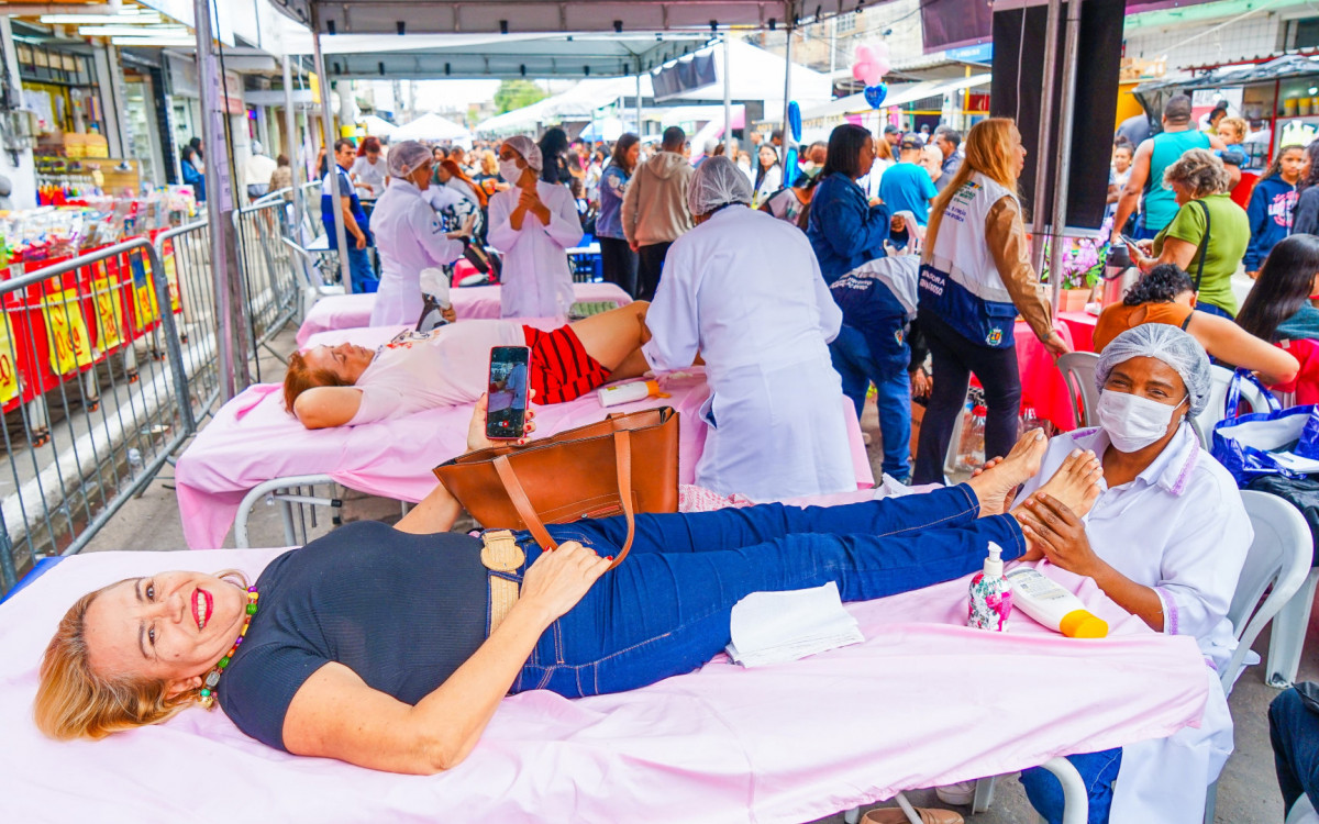 Os serviços de beleza fizeram sucesso na sétima edição em Meriti