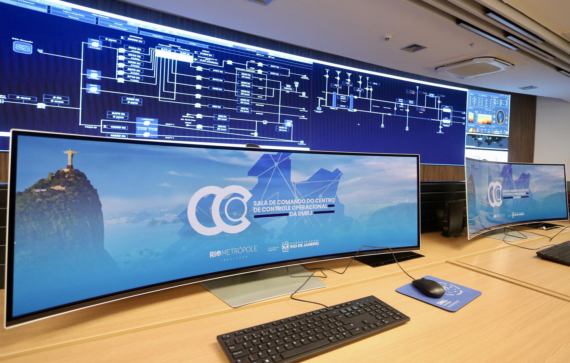 Centro de Controle Operacional vai reunir dados sobre a distribuição de água na Região Metropolitana do Rio - Divulgação / Eliane Carvalho
