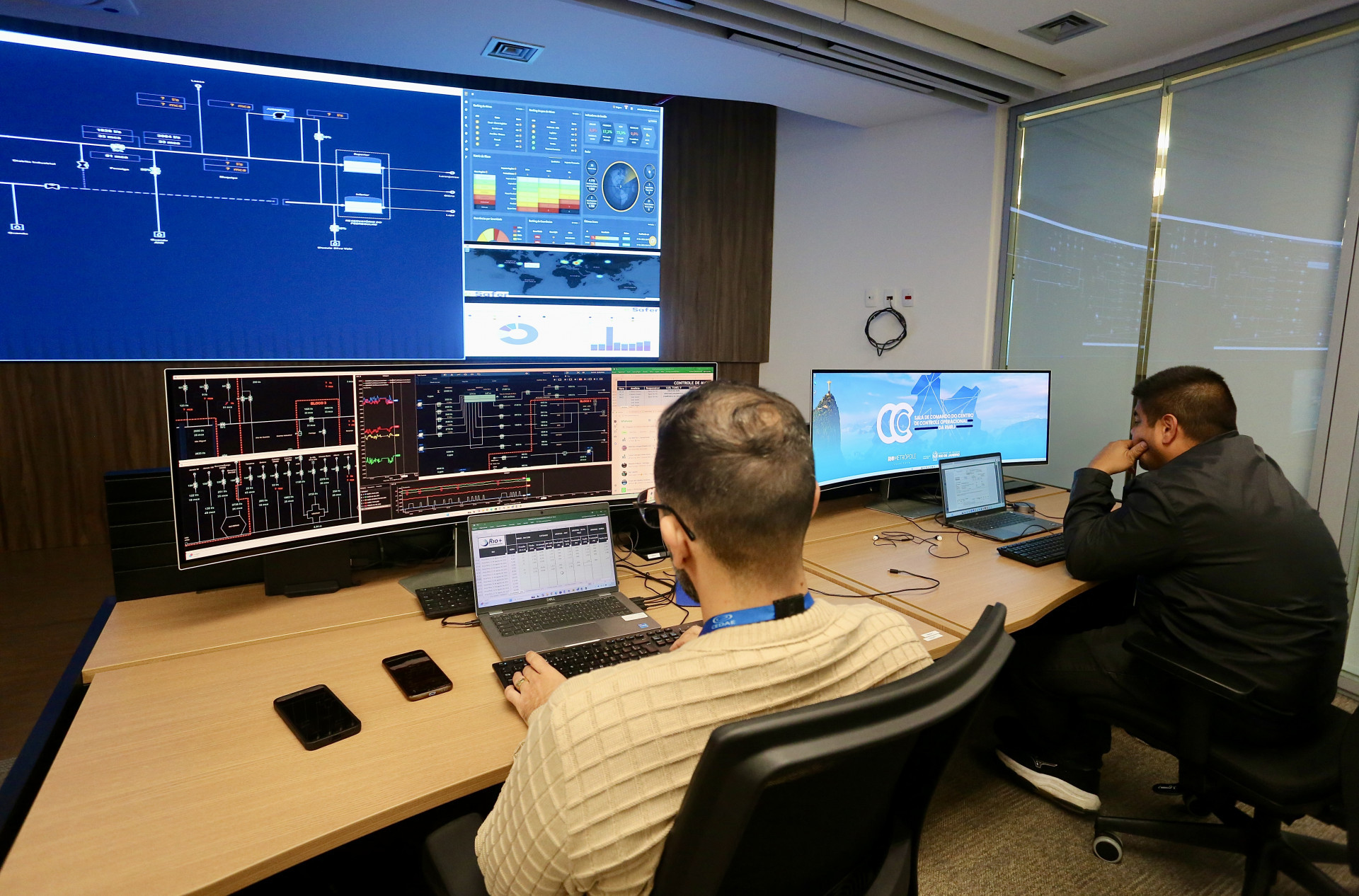 Centro de Controle Operacional vai reunir dados sobre a distribuição de água na Região Metropolitana do Rio - Divulgação / Eliane Carvalho