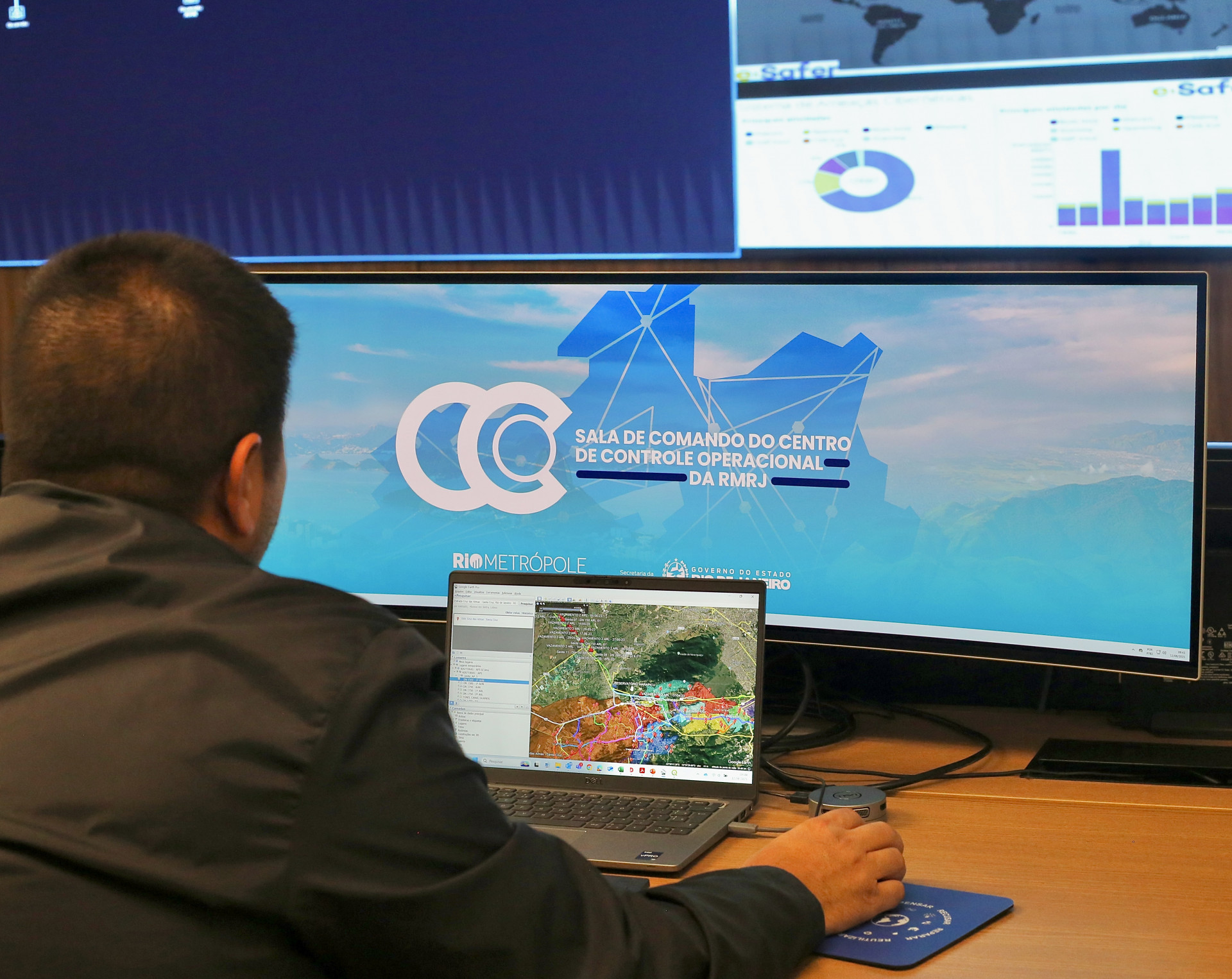 Centro de Controle Operacional vai reunir dados sobre a distribuição de água na Região Metropolitana do Rio - Divulgação / Eliane Carvalho