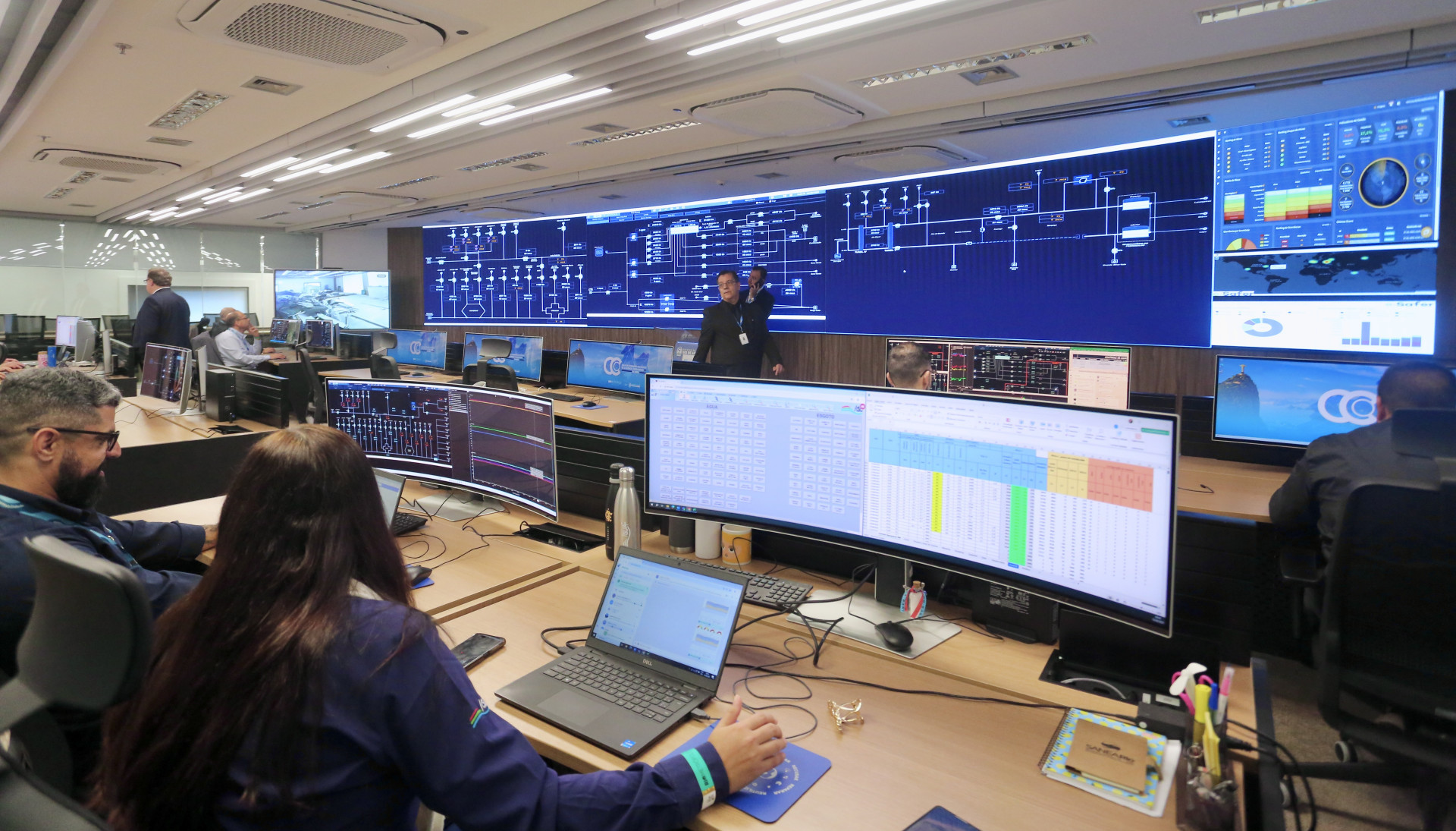 Centro de Controle Operacional vai reunir dados sobre a distribuição de água na Região Metropolitana do Rio - Divulgação / Eliane Carvalho