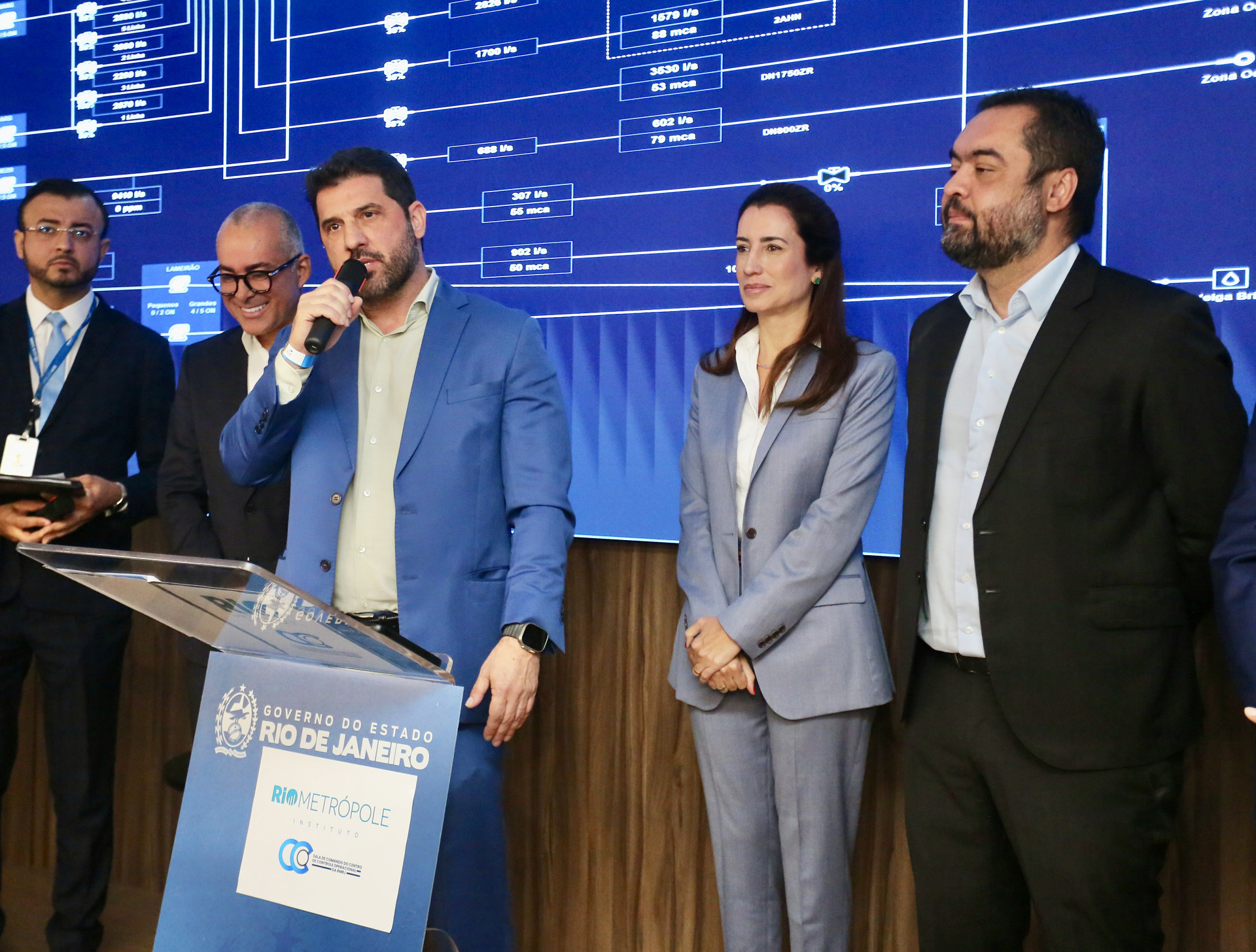 Centro de Controle Operacional vai reunir dados sobre a distribuição de água na Região Metropolitana do Rio - Divulgação / Eliane Carvalho