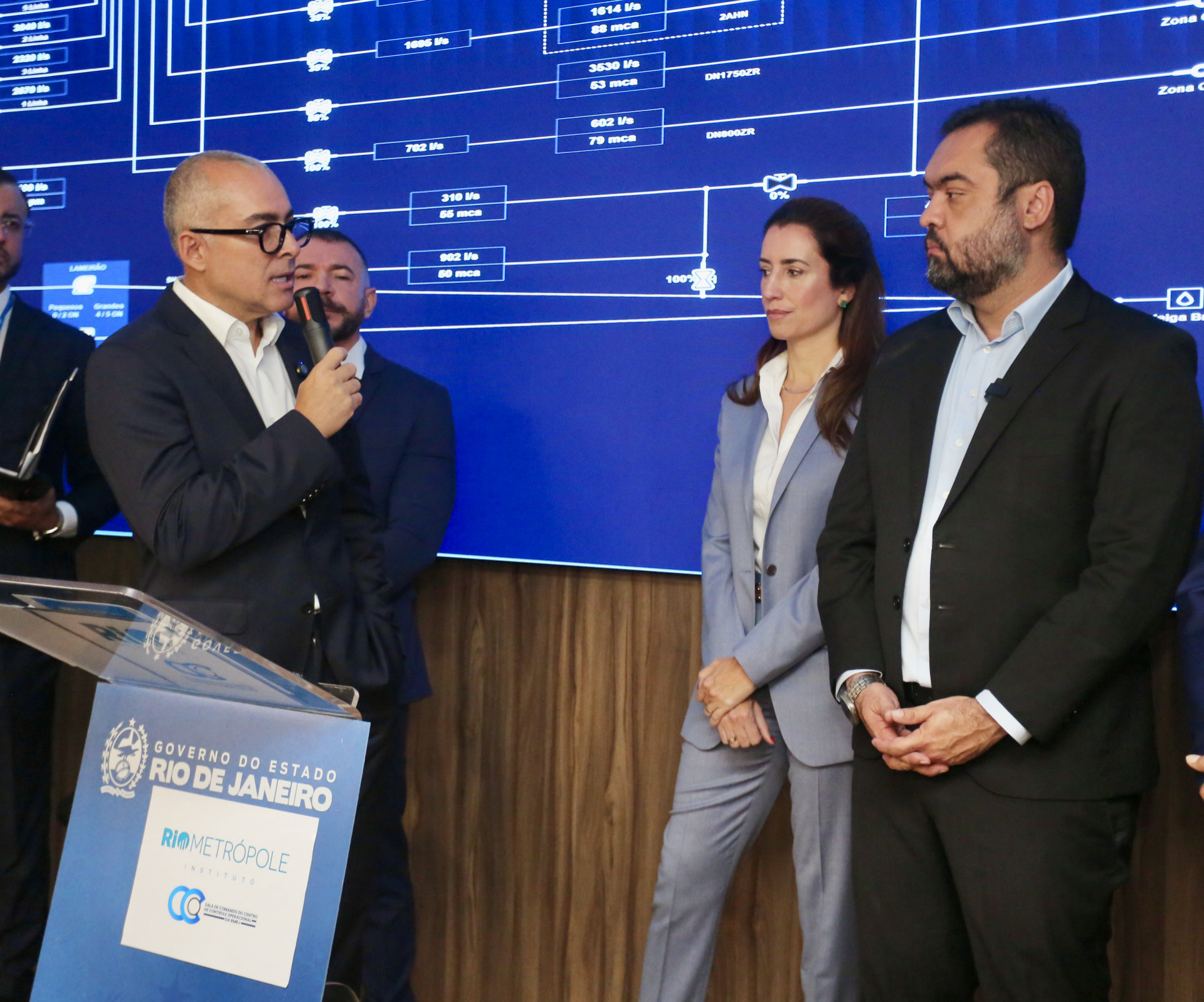 Centro de Controle Operacional vai reunir dados sobre a distribuição de água na Região Metropolitana do Rio - Divulgação / Eliane Carvalho