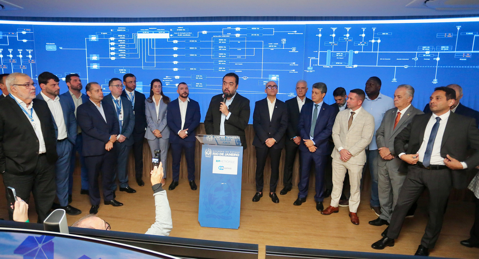 Centro de Controle Operacional vai reunir dados sobre a distribuição de água na Região Metropolitana do Rio - Divulgação / Eliane Carvalho