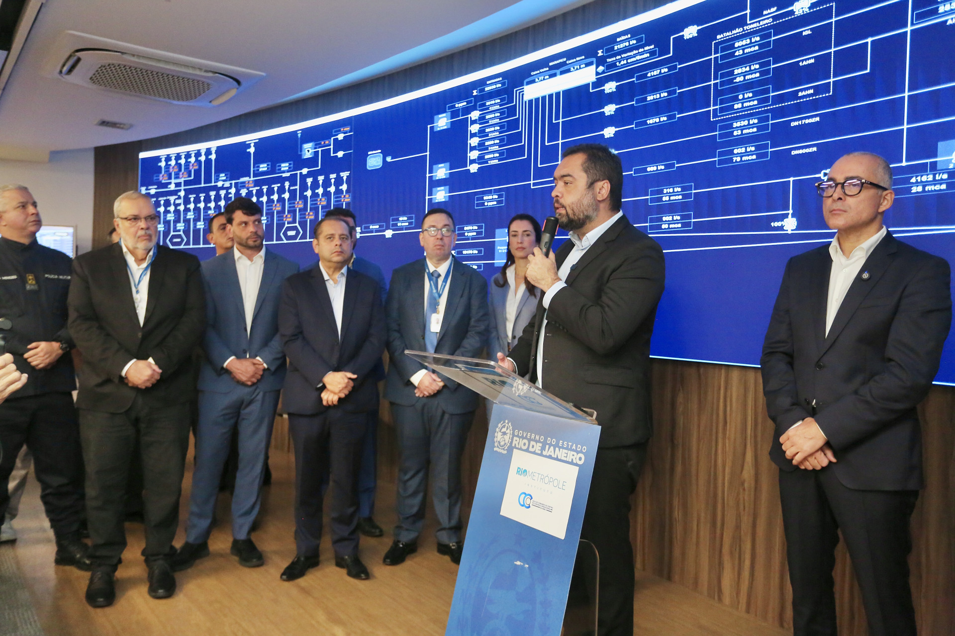 Centro de Controle Operacional vai reunir dados sobre a distribuição de água na Região Metropolitana do Rio - Divulgação / Eliane Carvalho