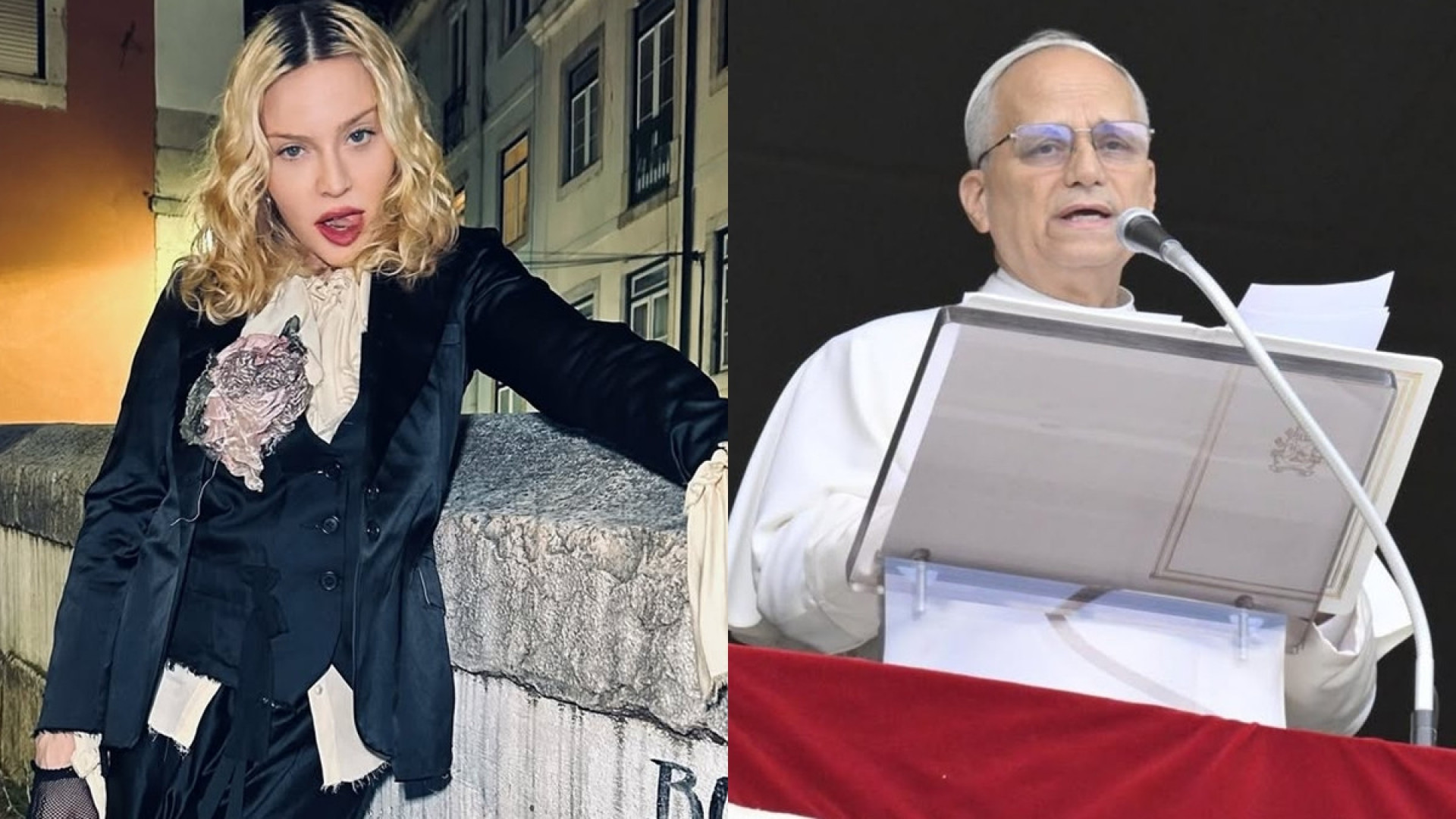 Madonna e Papa Le&atilde;o XIV