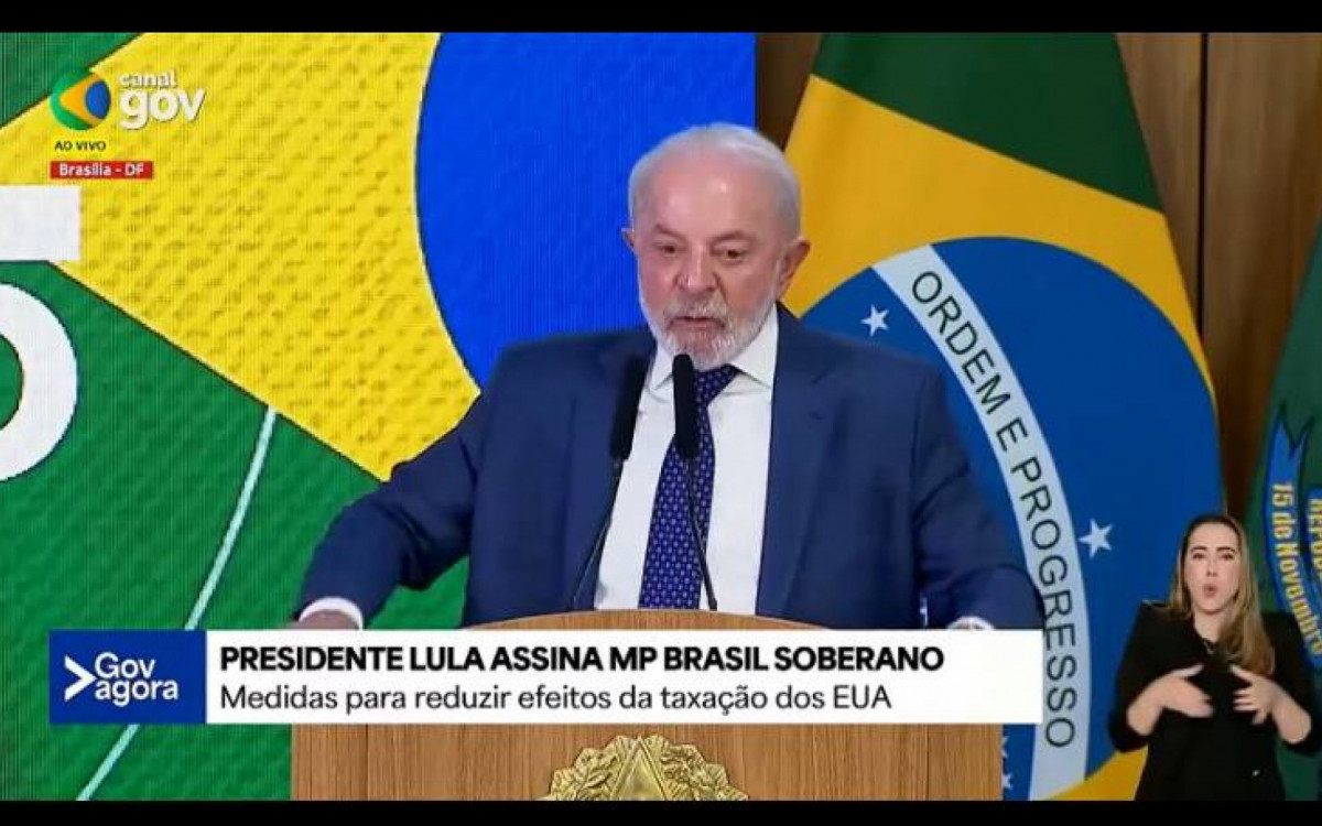 Presidente Luiz Inácio Lula da Silva (PT) - Reprodução/redes sociais/Gov