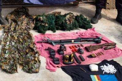 Operação conjunta apreende armas, granadas, munições e drogas em Três Rios