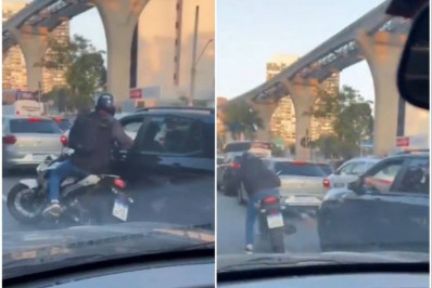 Motorista reage a tentativa de assalto em trânsito de SP e atira em criminoso