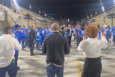 Vídeo! Liesa testa novo sistema de som da Sapucaí