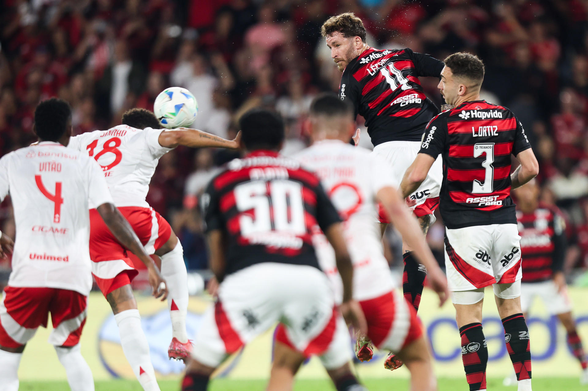 FLAMENGO X INTERNACIONAL - COPA LIBERTADORES - MARACANÃ - 13-08-2025 - Gilvan de Souza/Flamengo