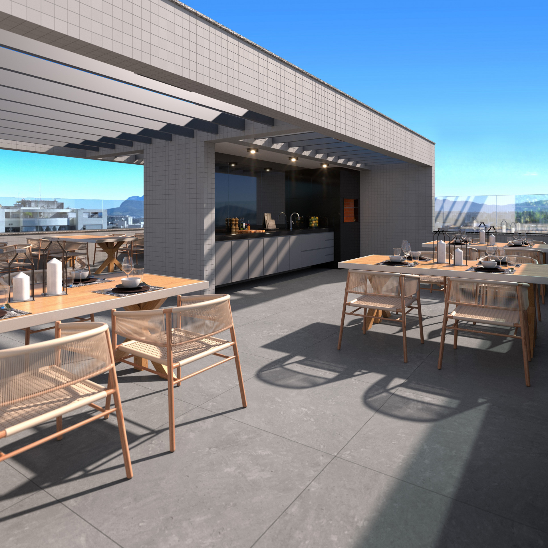 Empreendimento com estúdios na Barra Olímpica terá tecnologia e lazer no rooftop - Divulgação