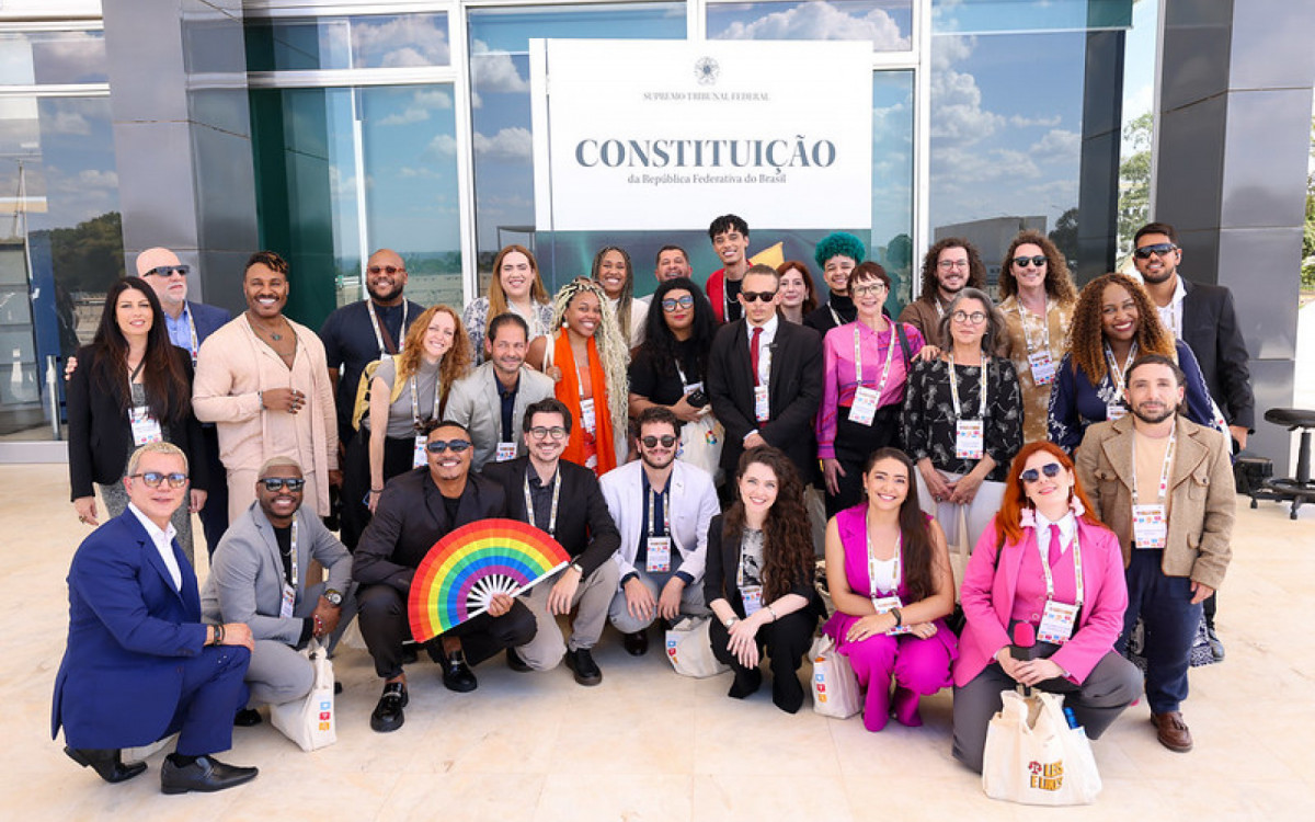 Convidados participam de uma imersão nas atividades do STF  - Gustavo Moreno/STF