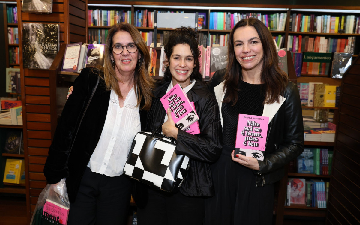 Martha Medeiros, Maria Flor e Ana Paula Araújo 