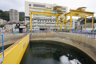 Obra para a retirada da água da estação Gávea do metrô é iniciada
