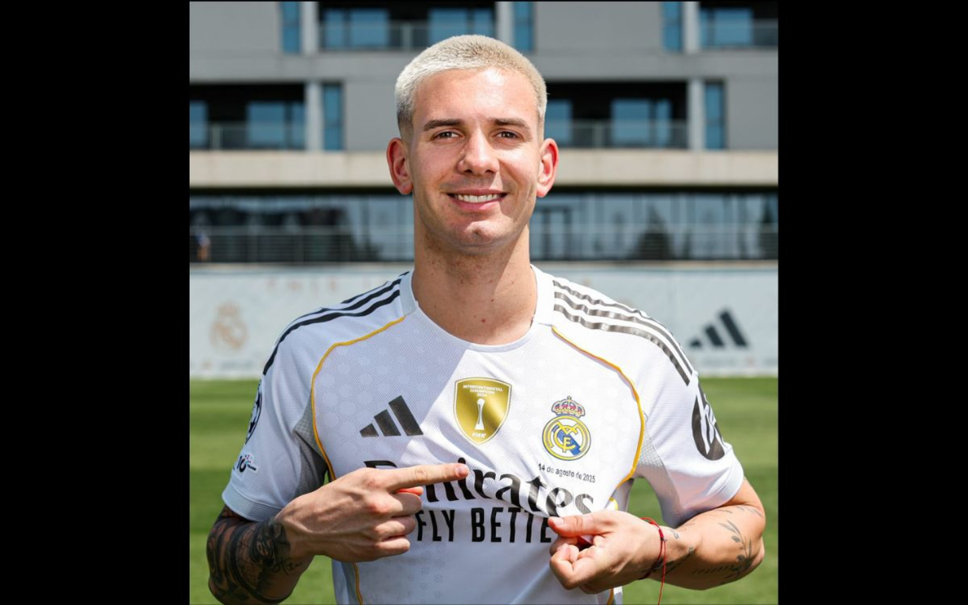 Mastantuono j&aacute; est&aacute; liberado para jogar pelo Real Madrid - Divulga&ccedil;&atilde;o / Real Madrid