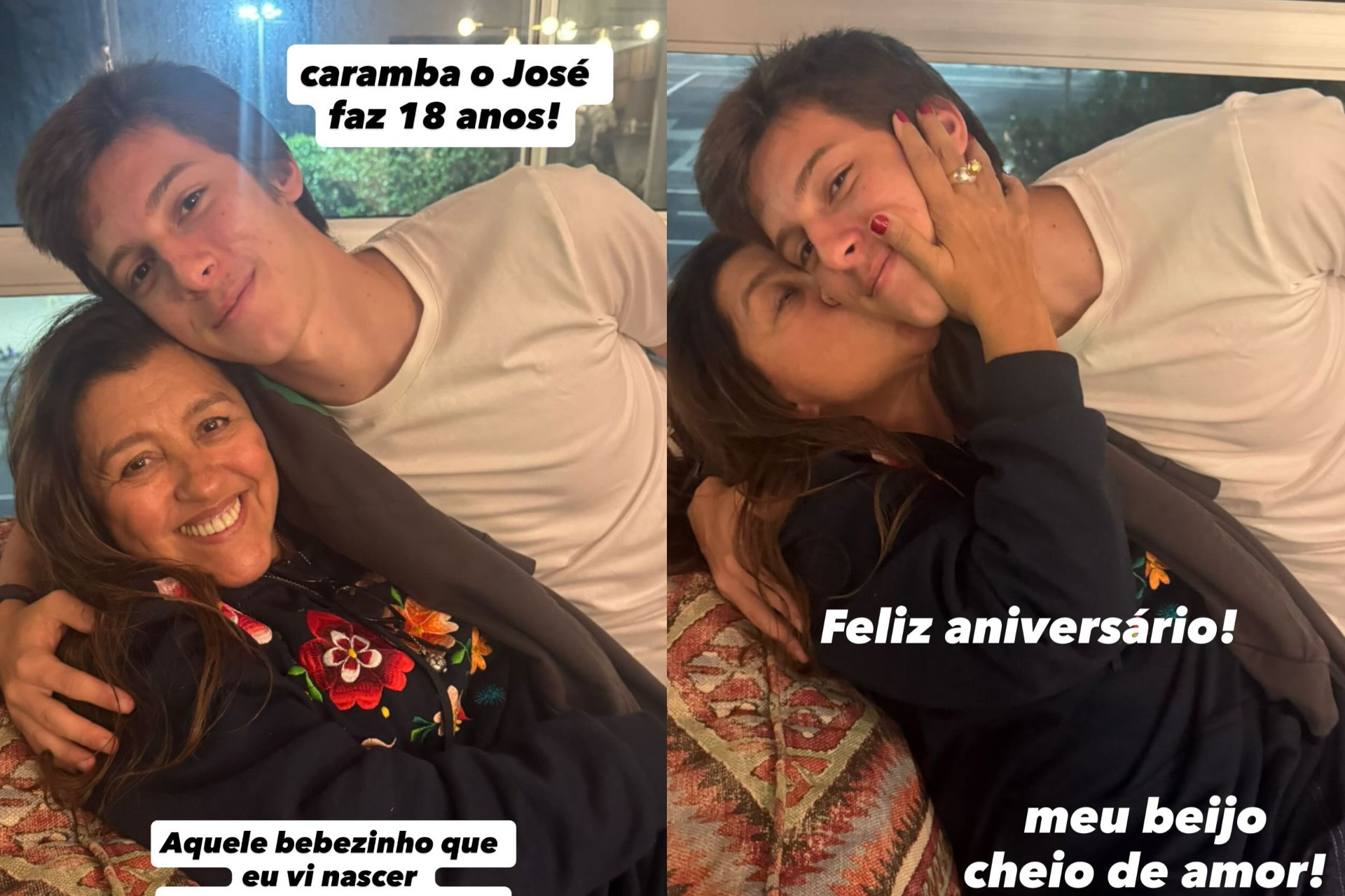 Regina Case é madrinha do filho de Carolina Dieckmmann, José - Reprodução / Instagram