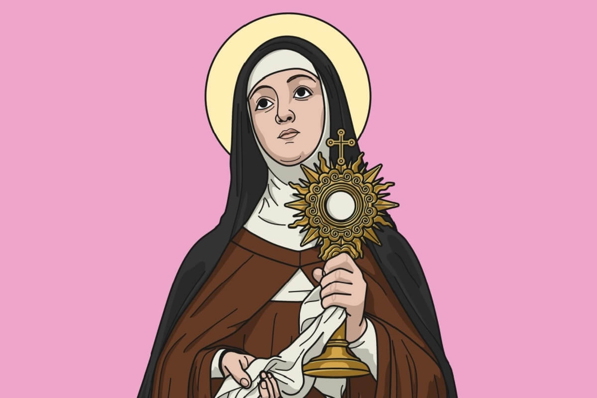 Santa Clara de Assis &eacute; exemplo de for&ccedil;a espiritual e dedica&ccedil;&atilde;o &agrave; vida religiosa (Imagem: Luis Fraga | Shutterstock)