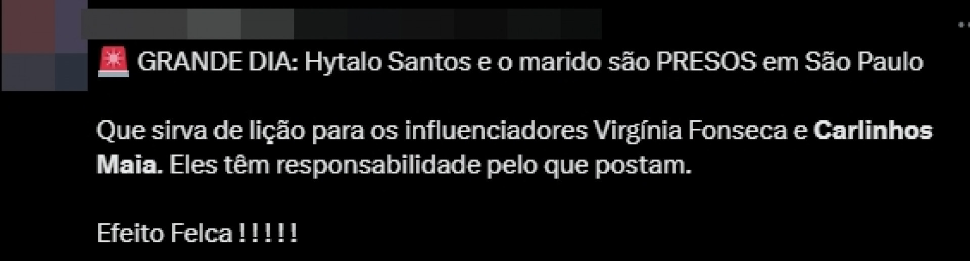Print - Reprodução/X