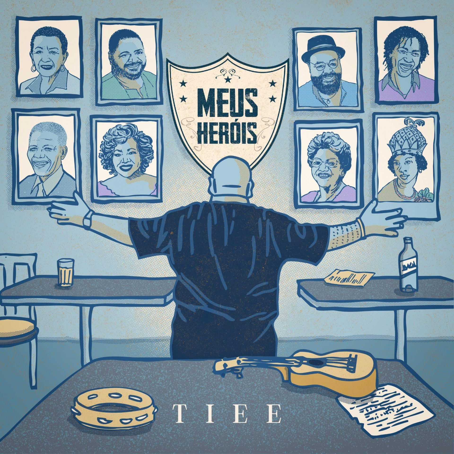 Tiee lança single, 'Meus Heróis', em homenagem à Dona Ivone Lara, Arlindo Cruz e mais - Divulgação