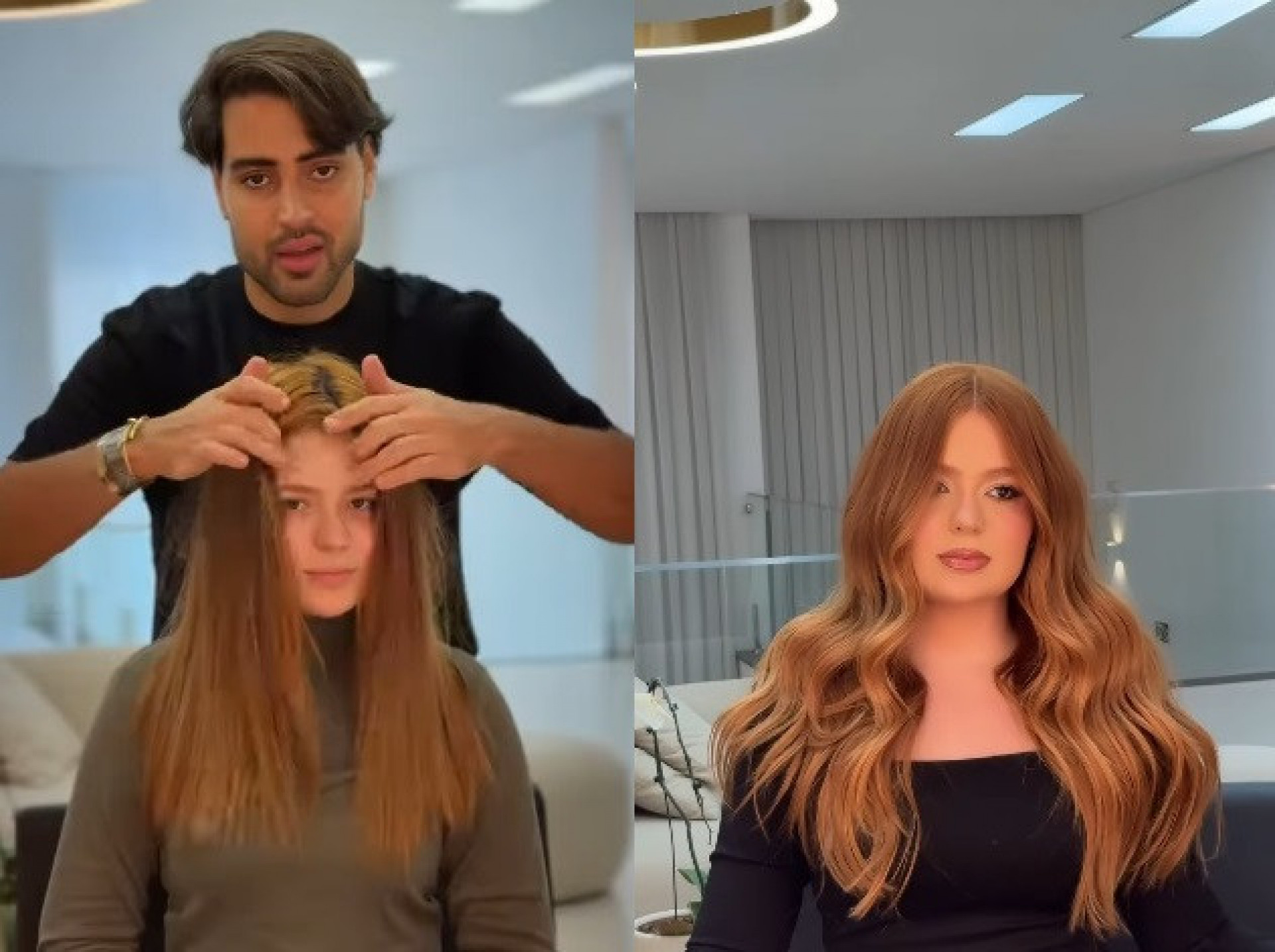 Viih Tube exibiu transformação nos cabelos em vídeo nas redes sociais  - Reprodução/Instagram