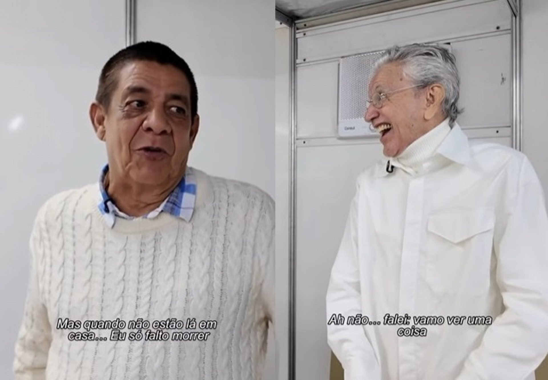 Zeca Pagodinho teve conversa divertida sobre os netos com Caetano Veloso - Reprodução/Instagram