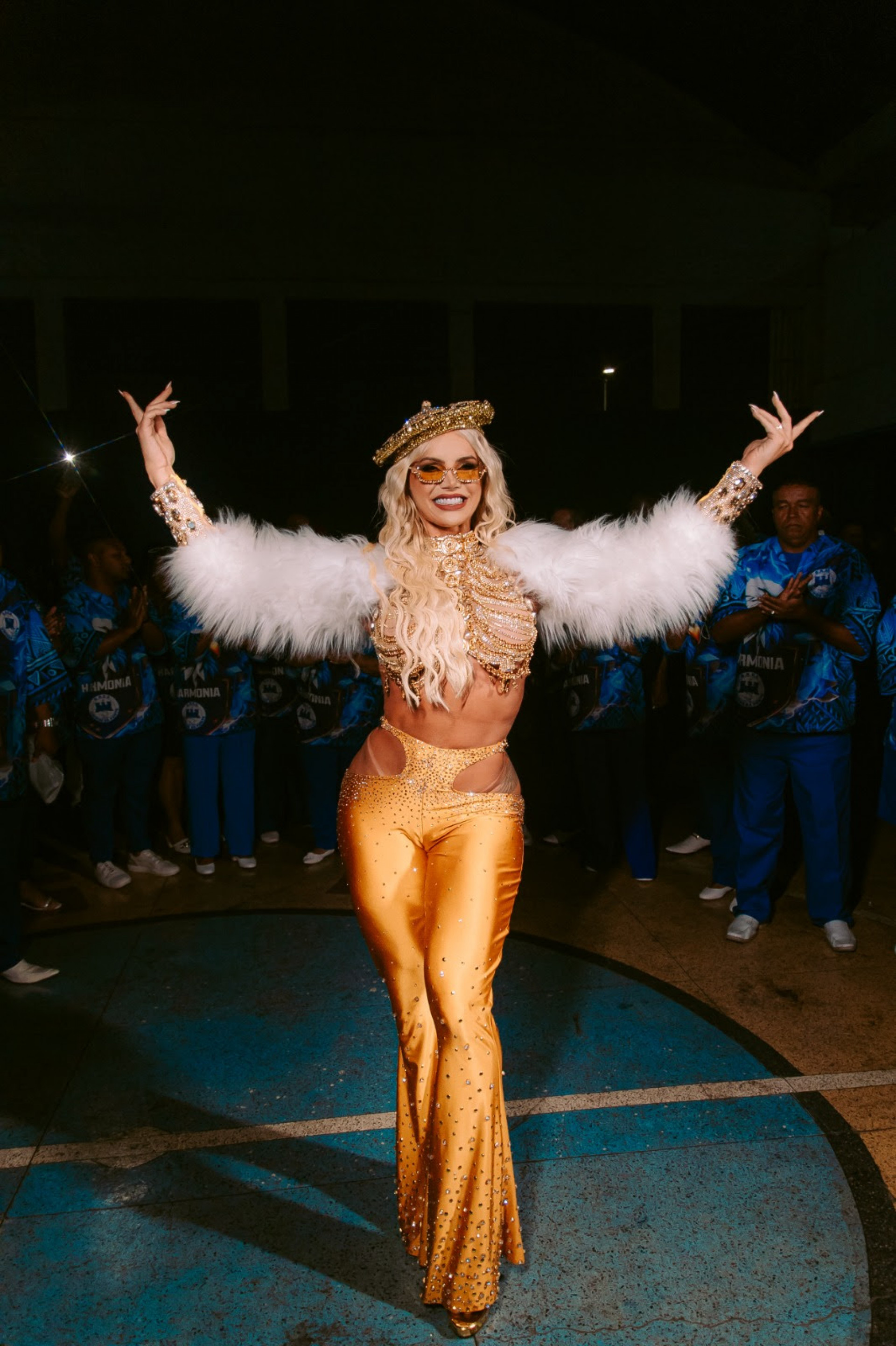 Thalita Zampirolli celebra coroação na Unidos da Ponte - Patrick Torres