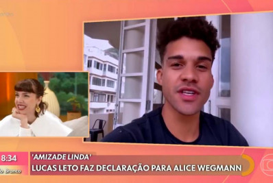 Parceiros em 'Vale Tudo', Alice Wegmann se emociona com declaração de Lucas Leto