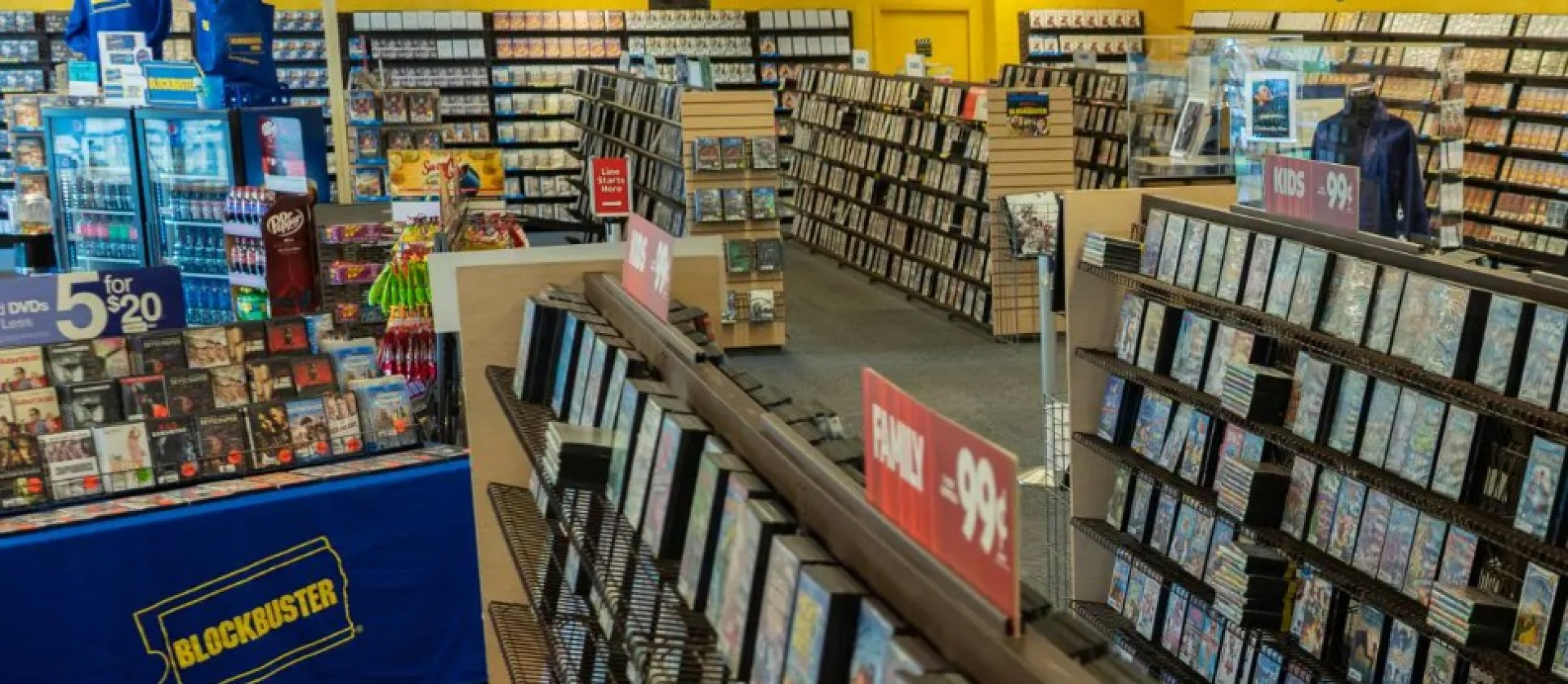 Catálogo da loja conta com mais de 21 mil filmes - Divulgação / Blockbuster