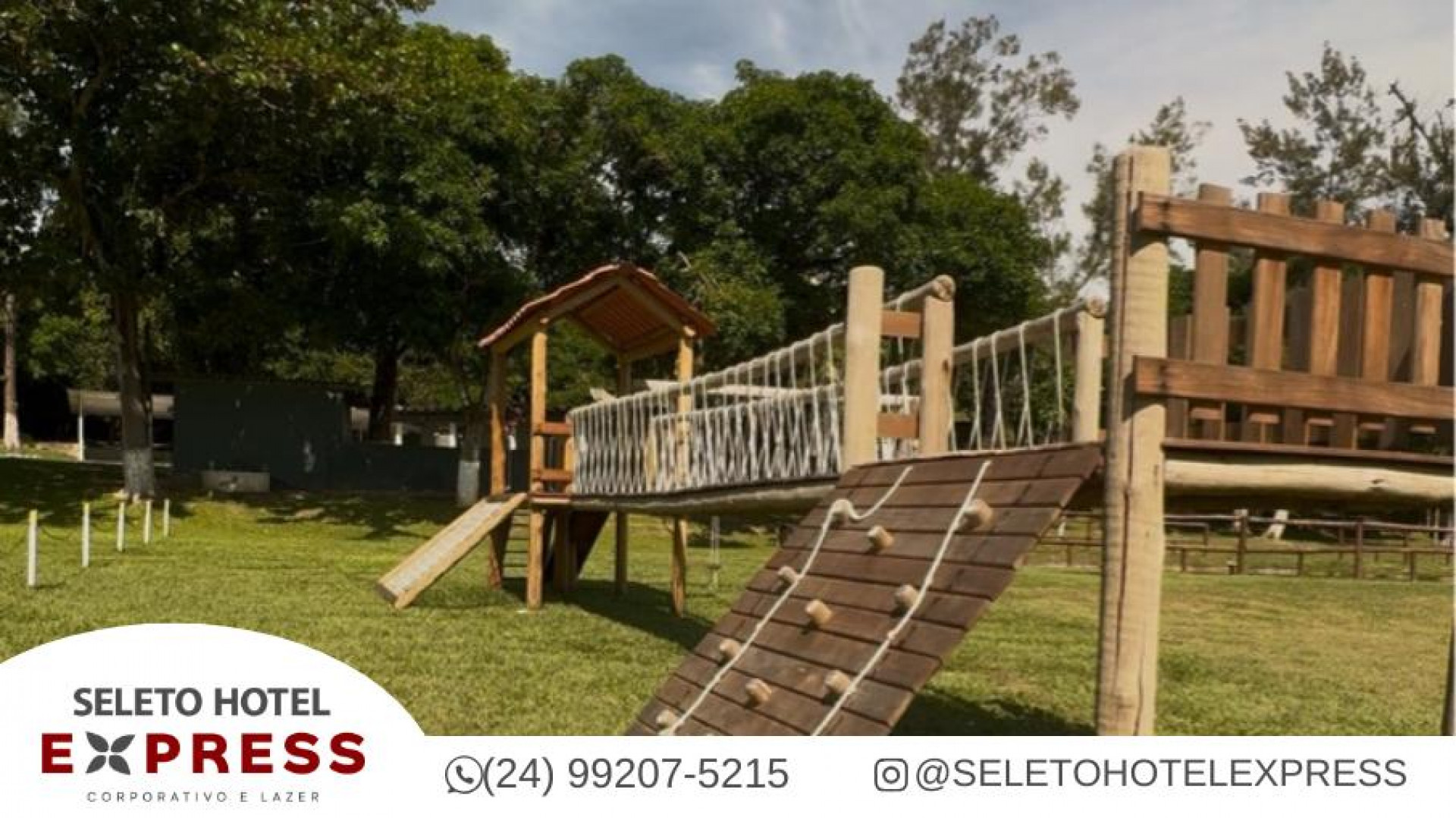  O Seleto Hotel Express, em Piraí, é o destino certo para quem busca descanso, diversão e contato real com a natureza - Seleto Hotel Express / Divulgação