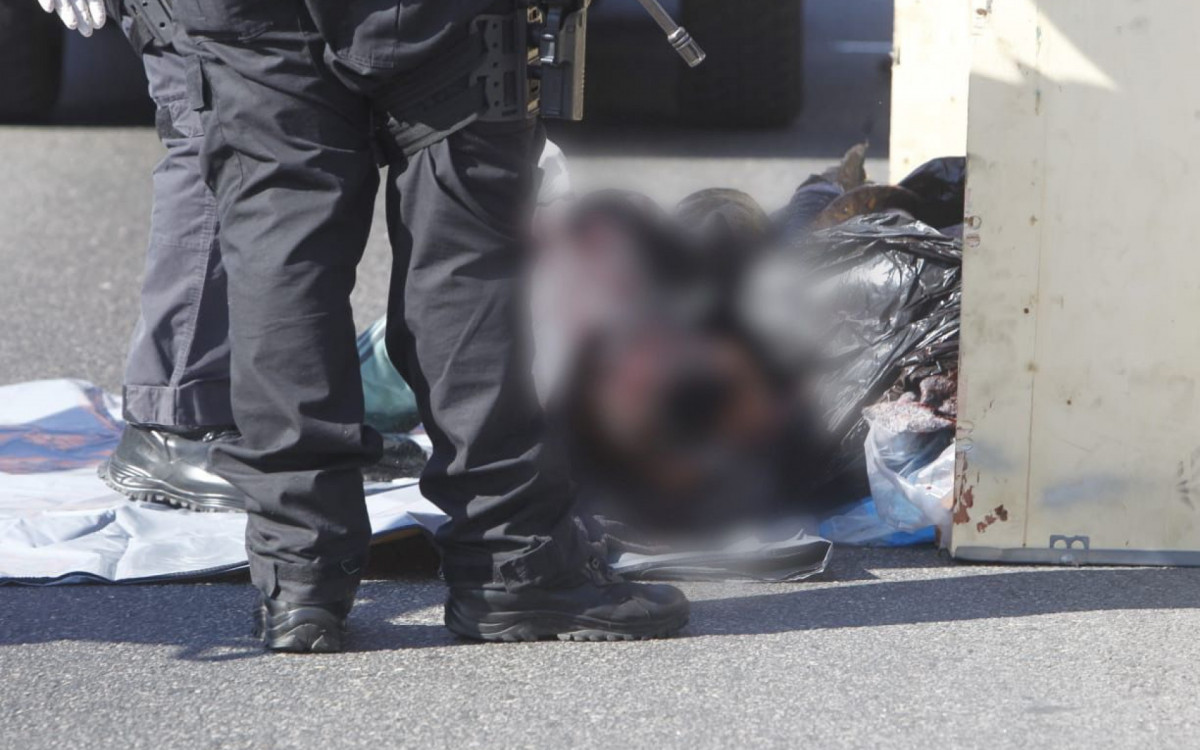 O cad&aacute;ver estava dentro de uma caixa