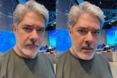 Vídeo! William Bonner justifica ausência no 'Jornal Nacional': 'Não estou matando serviço'