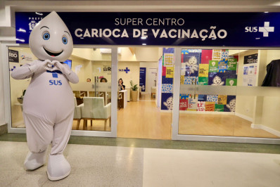 Super Centro Carioca de Vacinação é inaugurado no Shopping Nova América