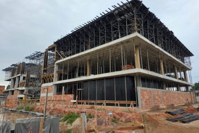 Obras da nova unidade Sesc/Senac avançam em Rio das Ostras