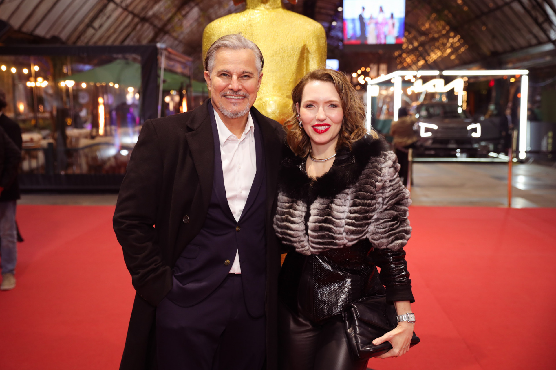 Edson Celulari e Karin Roepke exibiram filme no Festival de Cinema de Gramado - Lucas Ramos/Brazil News