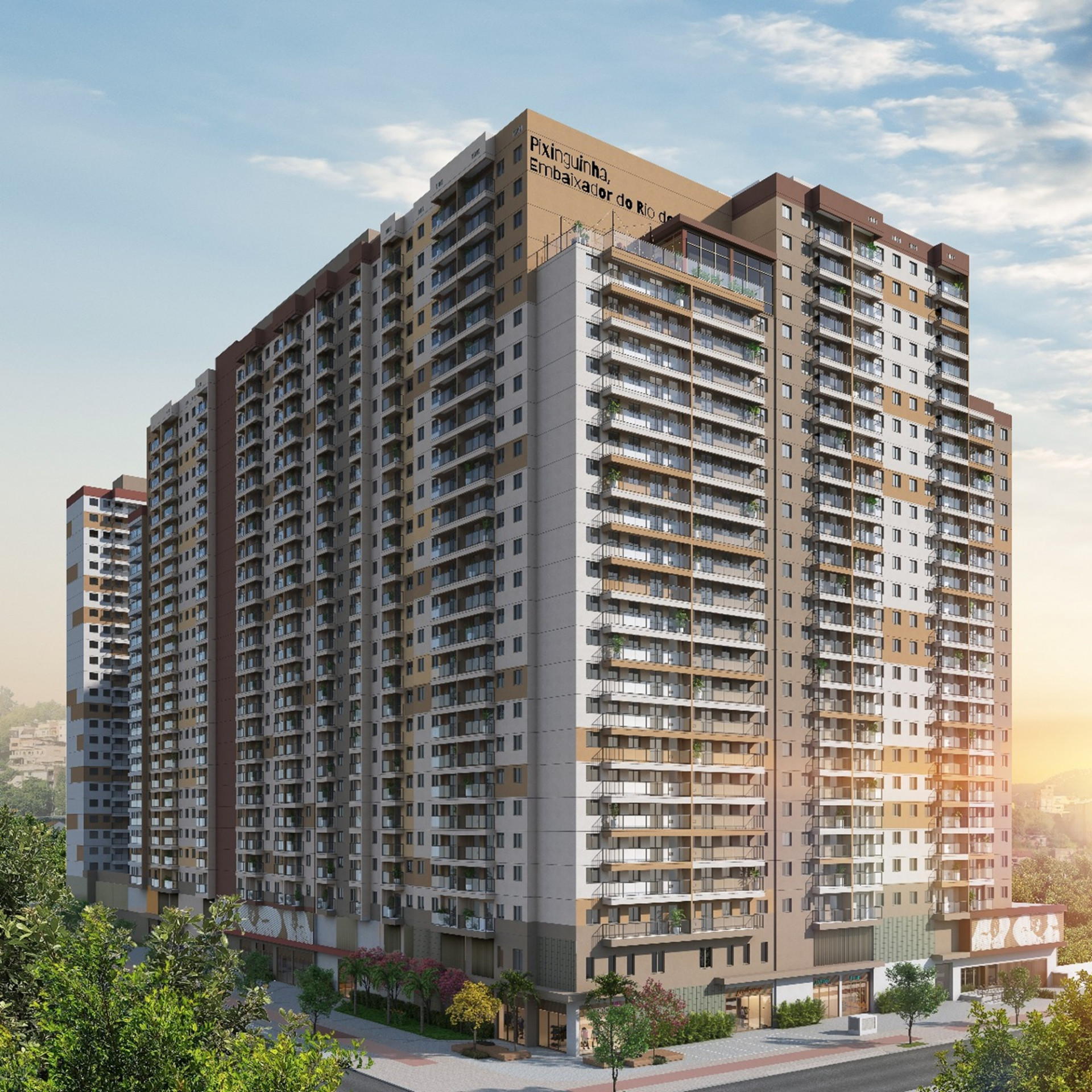 Residencial na Zona Portuária tem 1.954 unidades, das quais 234 são estúdios