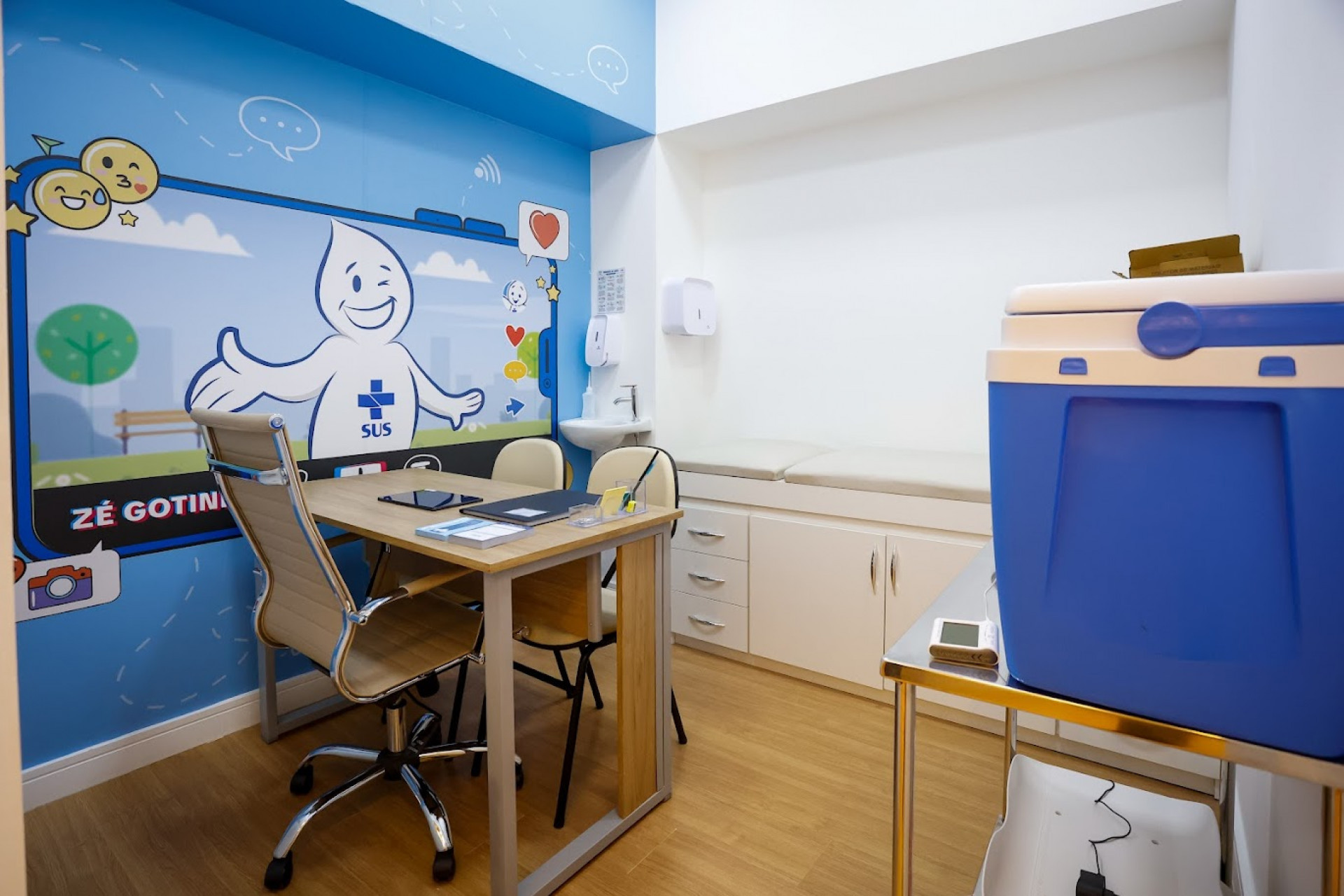 Unidade inaugurada no Shopping Nova América oferece vacinas gratuitamente todos os dias da semana - Edu Kapps / SMS