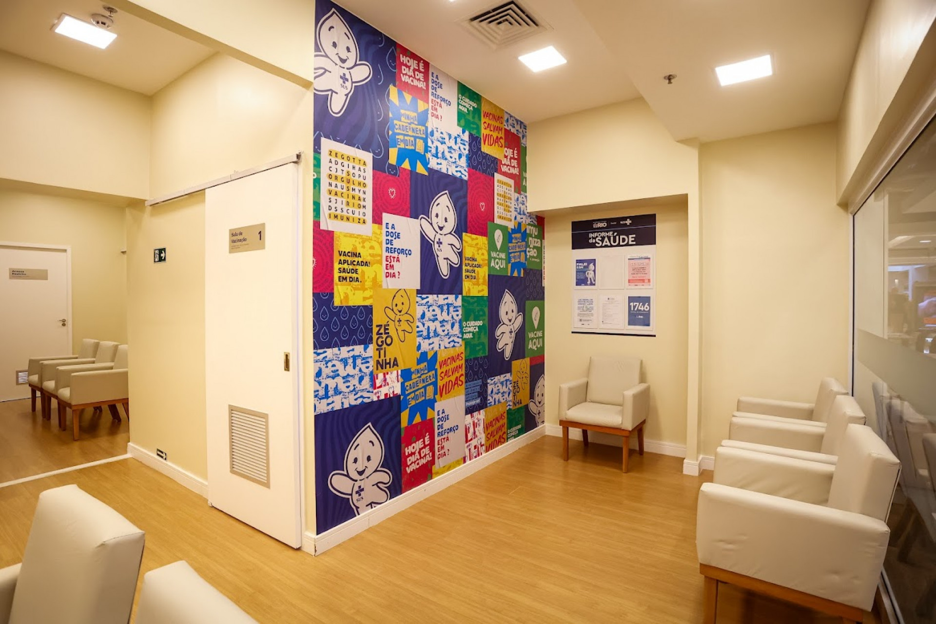 Unidade inaugurada no Shopping Nova América oferece vacinas gratuitamente todos os dias da semana - Edu Kapps / SMS