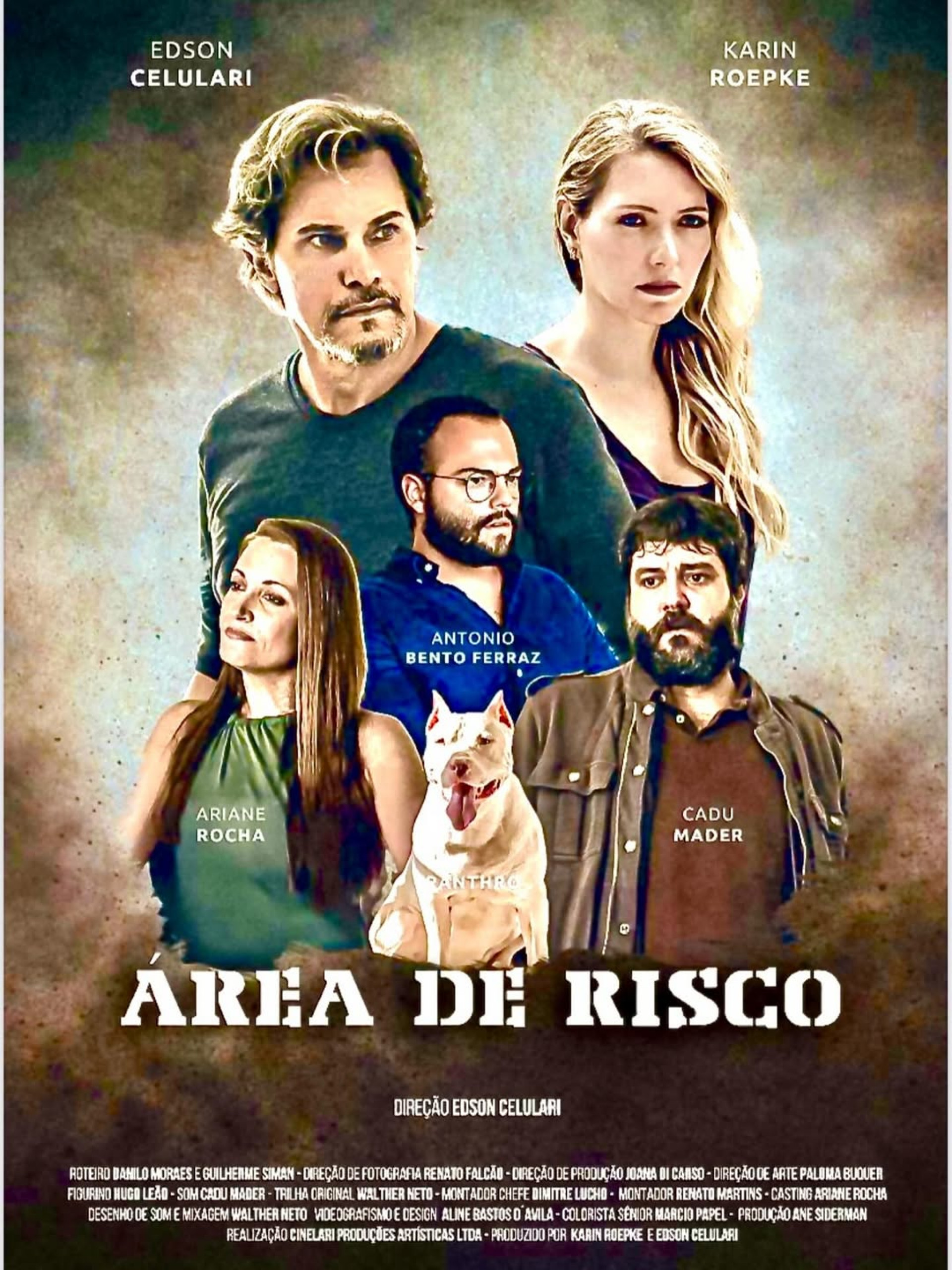 Pôster oficial do filme 'Área de Risco' - Reprodução/Instagram
