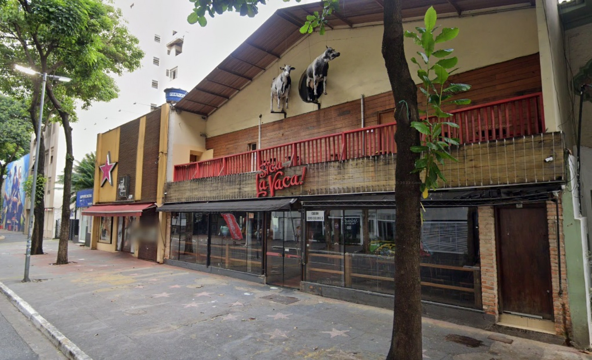 Siga La Vaca é um famoso karaokê de Santa Cecília, São Paulo - Reprodução / Google Street View