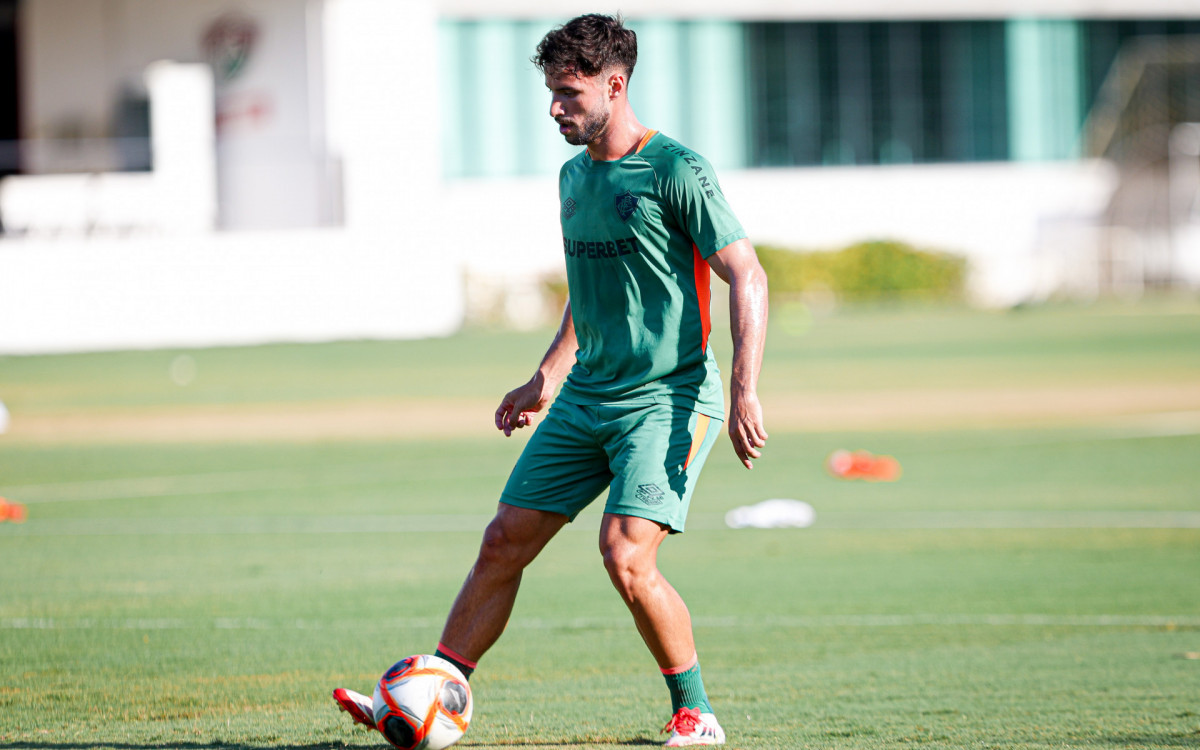 Martinelli em treino do Flu