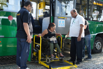Fiscalização verifica acessibilidade nos ônibus em Angra 