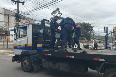 Câmeras flagram e Guarda Municipal recupera moto roubada e prende jovem por receptação em Volta Redonda